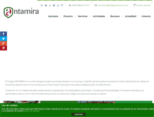 Tablet Screenshot of colegioantamira.com